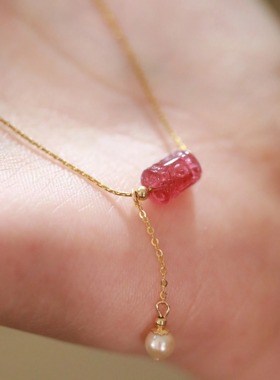 SUMOJEWEL《寻芳》新中式淡雅清新原创设计少女心项链