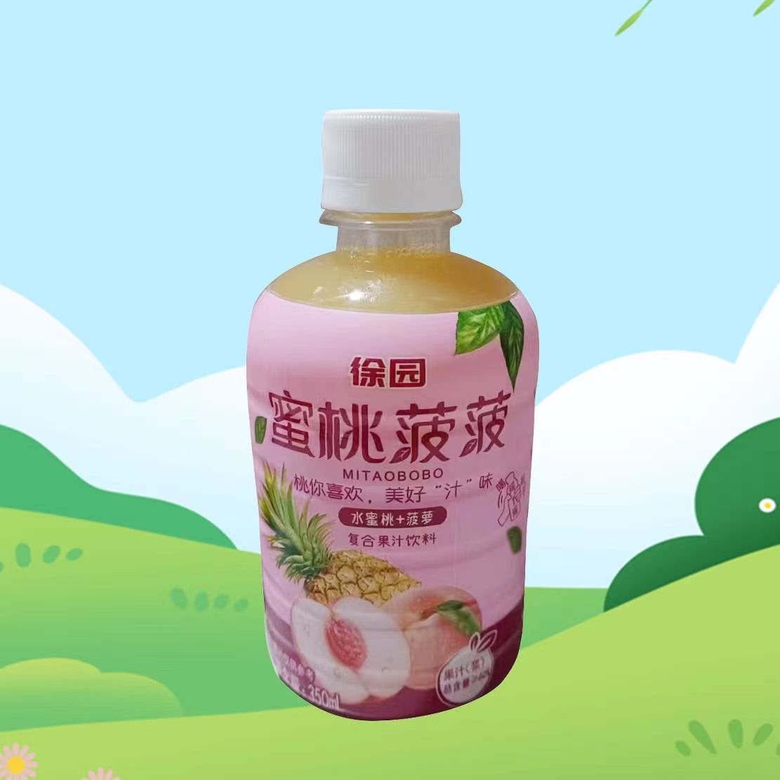 徐园炖梨草莓菠萝蜜桃杨枝甘露350mlx15瓶果汁果味饮料迷你版饮品-图1