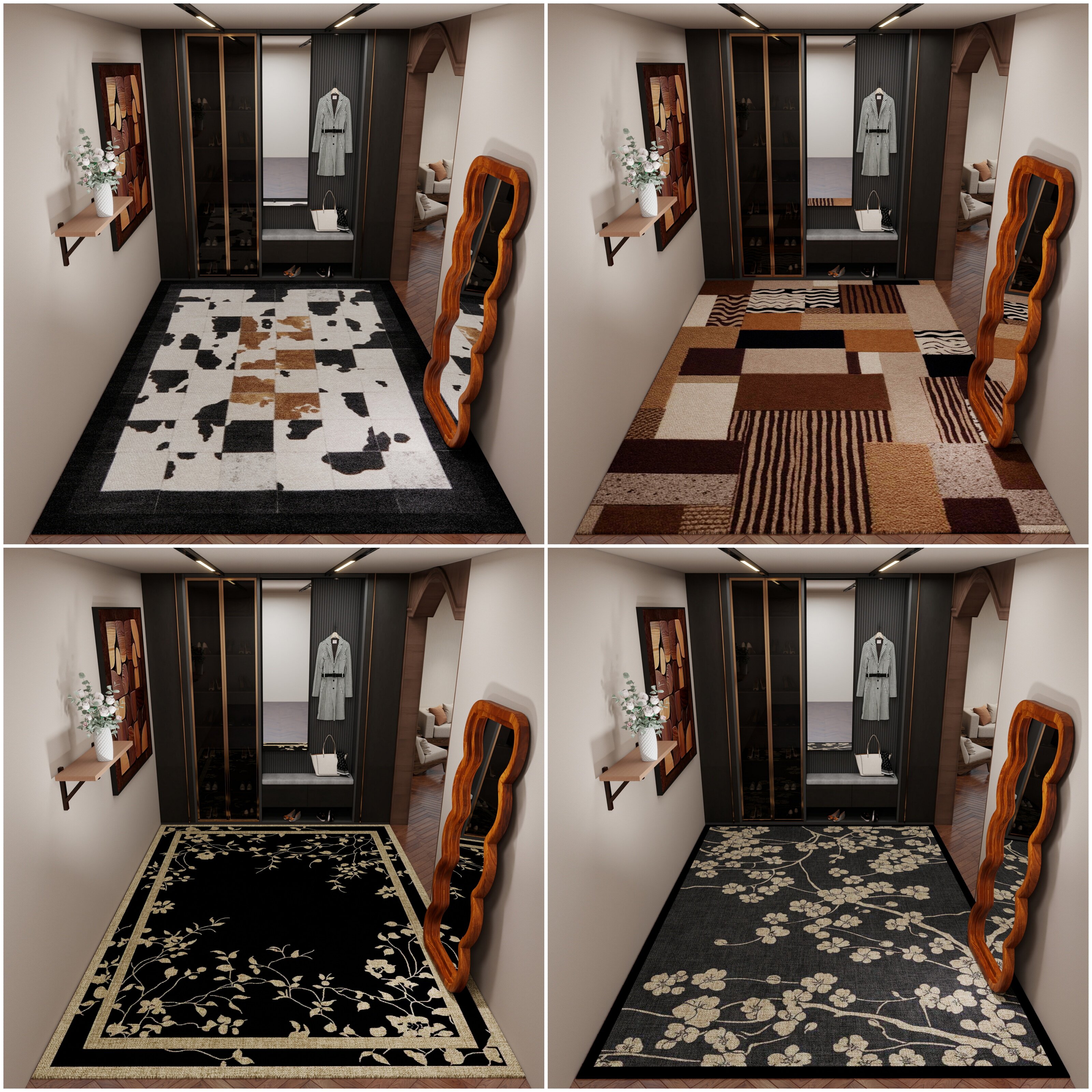 入户门高级地垫2025新款地毯家用防滑进门垫轻奢北欧定制玄关脚垫,淘宝优惠券,粉丝福利购,淘宝优惠卷