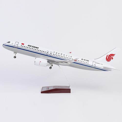 中国国际航空C919带轮飞机模型仿真国航B919X民航商务礼品摆件 - 图1