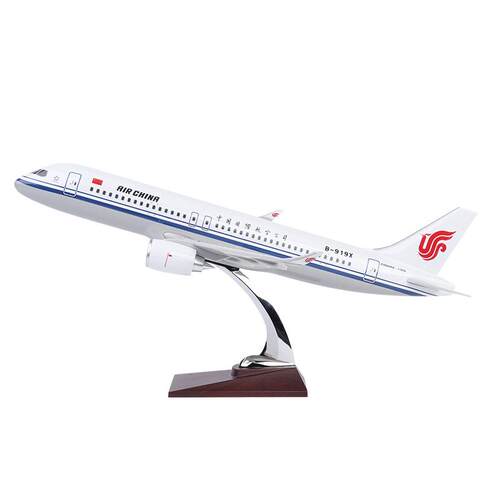 中国国际航空C919带轮飞机模型仿真国航B919X民航商务礼品摆件 - 图3