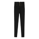 Smoke grey leggings for women tight feet pants plus velvet