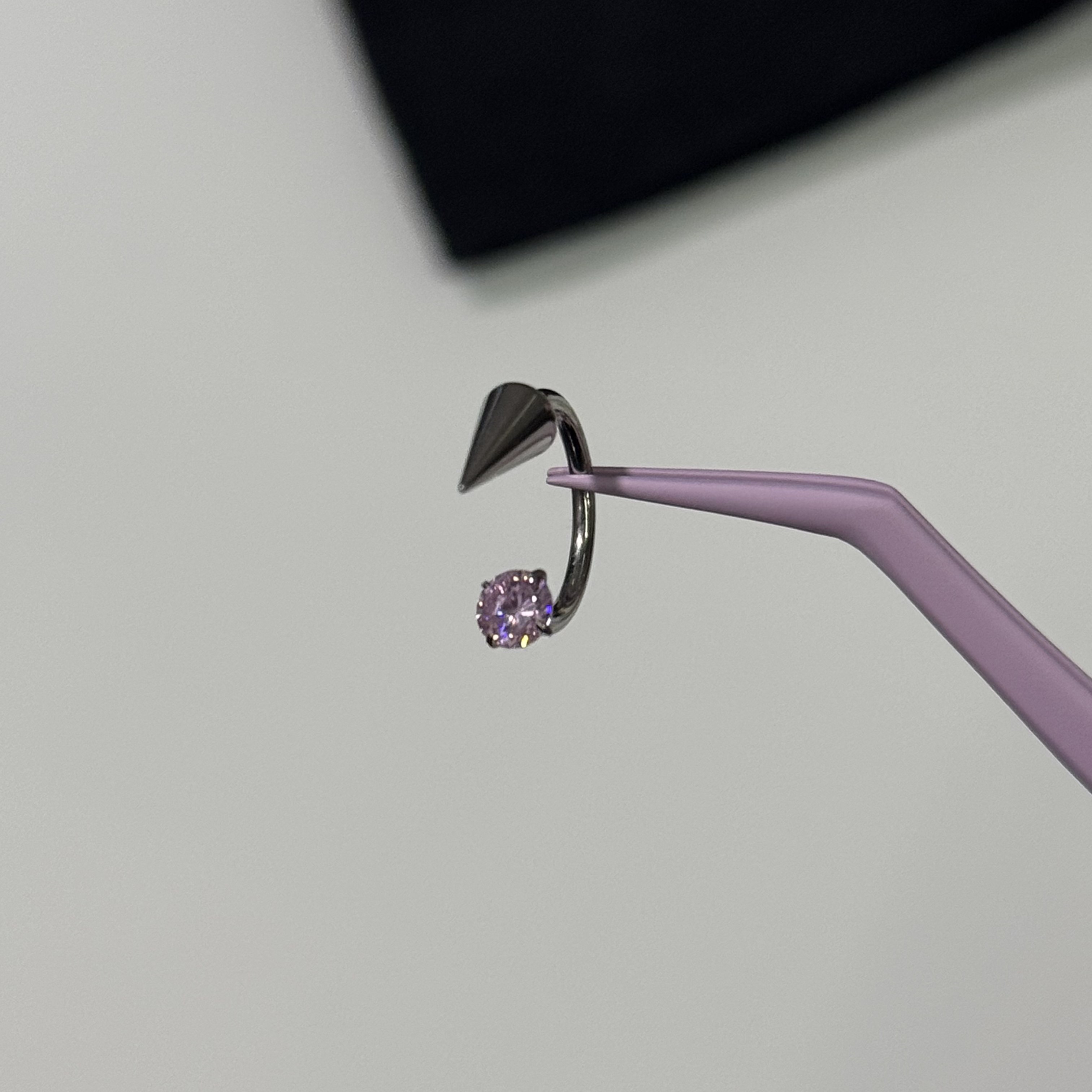 唇环钛合金马蹄环耳骨环耳环M0.9牙口内螺旋CZQY 10076,淘宝优惠券,粉丝福利购,淘宝优惠卷