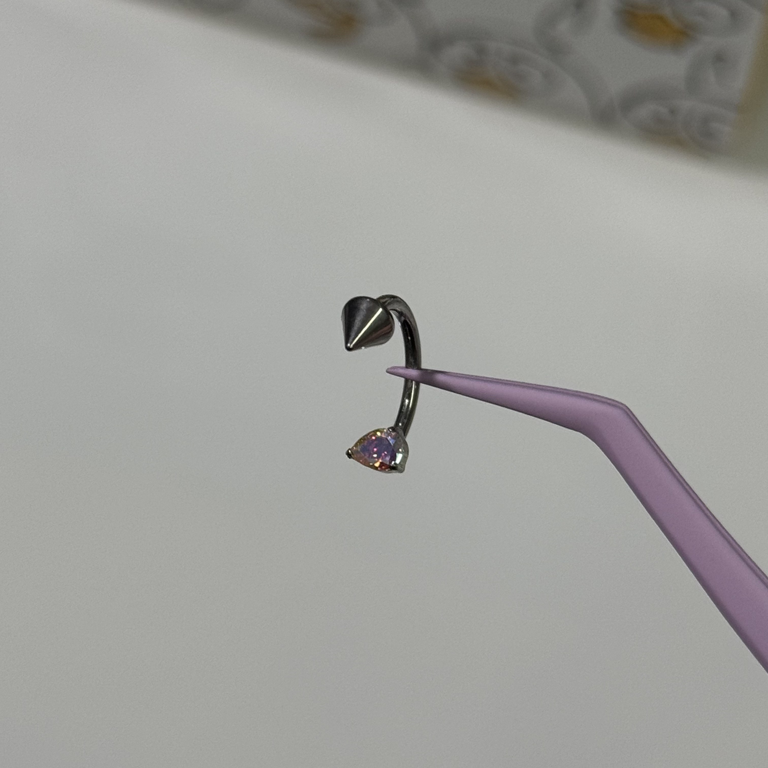 唇环钛合金马蹄环耳骨环耳环M0.9牙口内螺旋CZQY 10097,淘宝优惠券,粉丝福利购,淘宝优惠卷