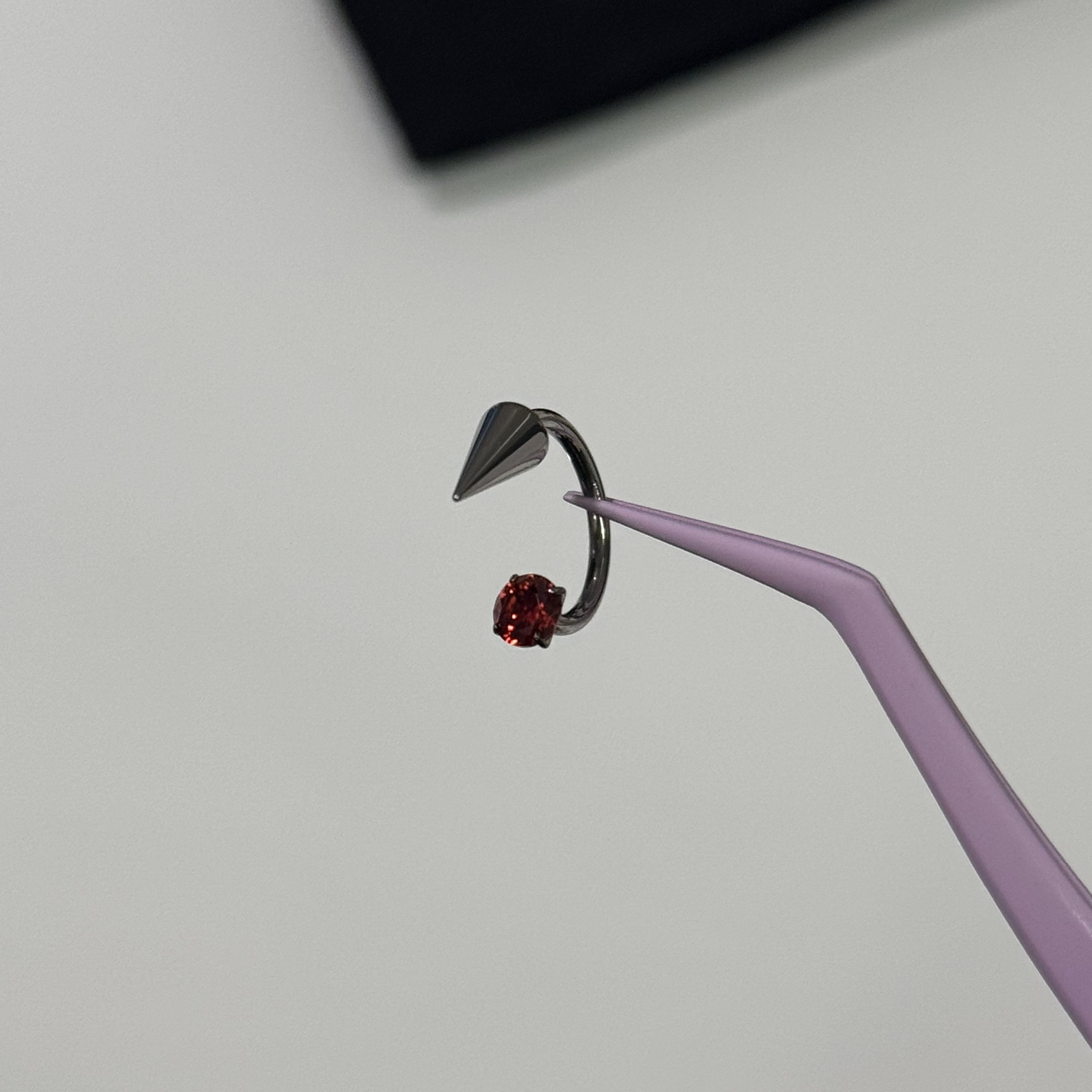 唇环钛合金马蹄环耳骨环耳环M0.9牙口内螺旋CZQY 10076,淘宝优惠券,粉丝福利购,淘宝优惠卷