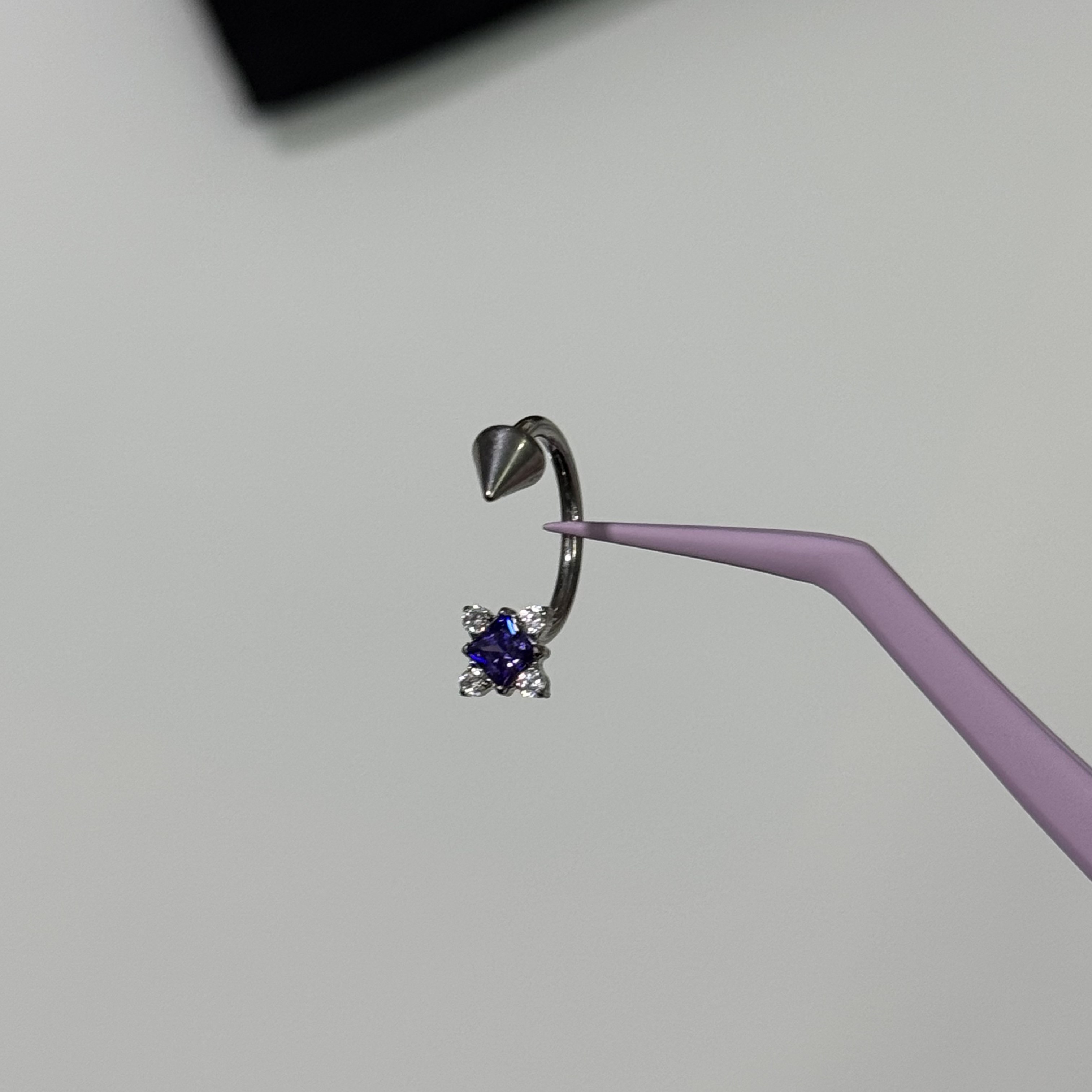 唇环钛合金马蹄环耳骨环耳环M0.9牙口内螺旋CZQY 10091,淘宝优惠券,粉丝福利购,淘宝优惠卷