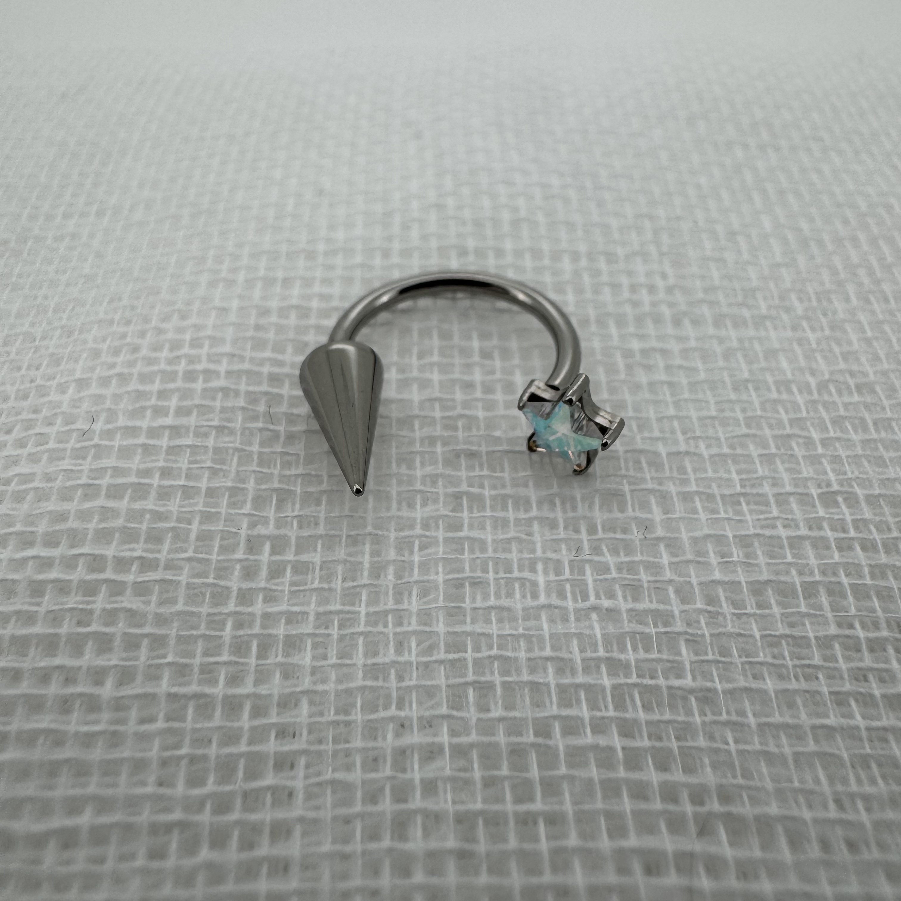 唇环钛合金马蹄环耳骨环耳环M0.9牙口内螺旋CZQY 100123,淘宝优惠券,粉丝福利购,淘宝优惠卷