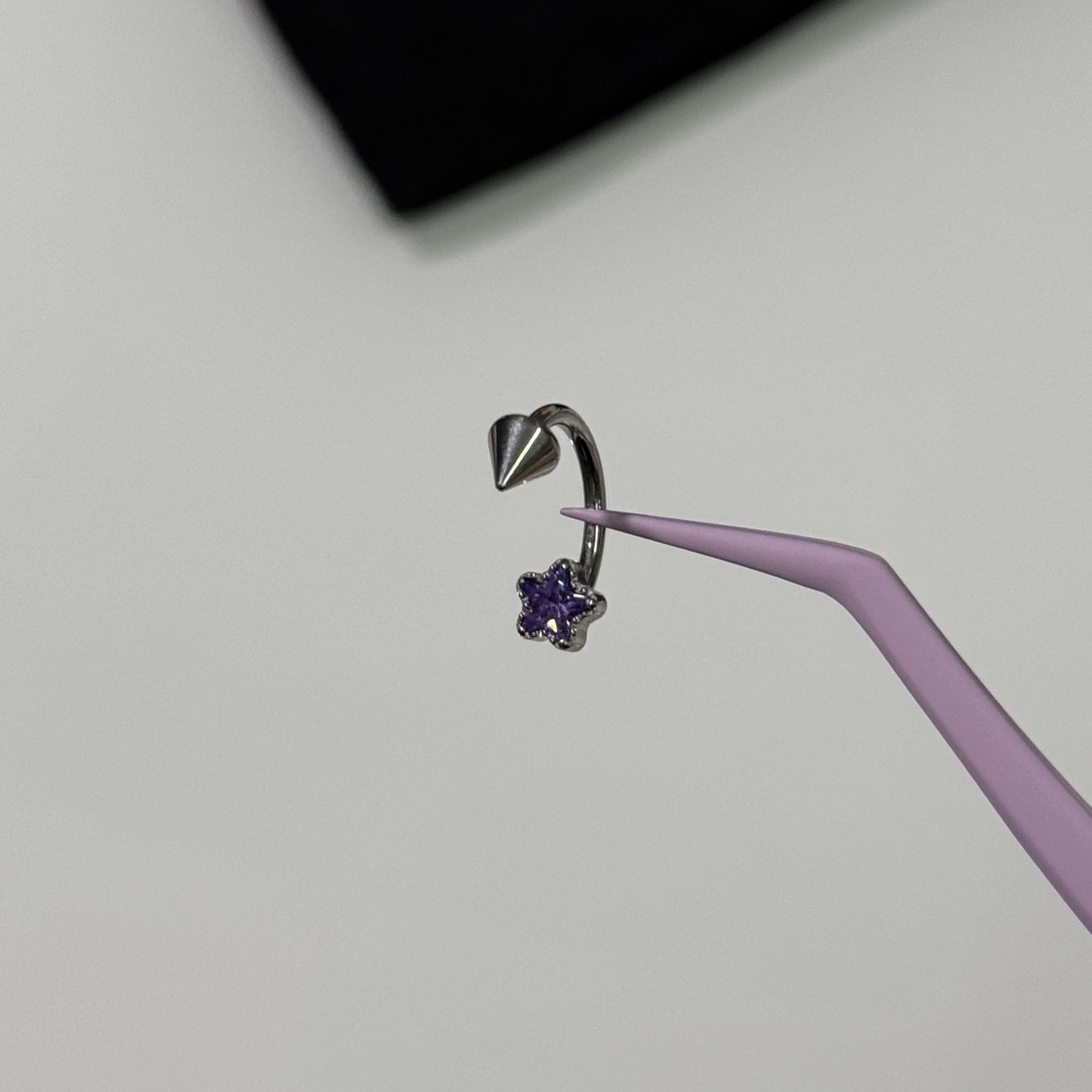 唇环钛合金马蹄环耳骨环耳环M0.9牙口内螺旋CZQY 10064,淘宝优惠券,粉丝福利购,淘宝优惠卷