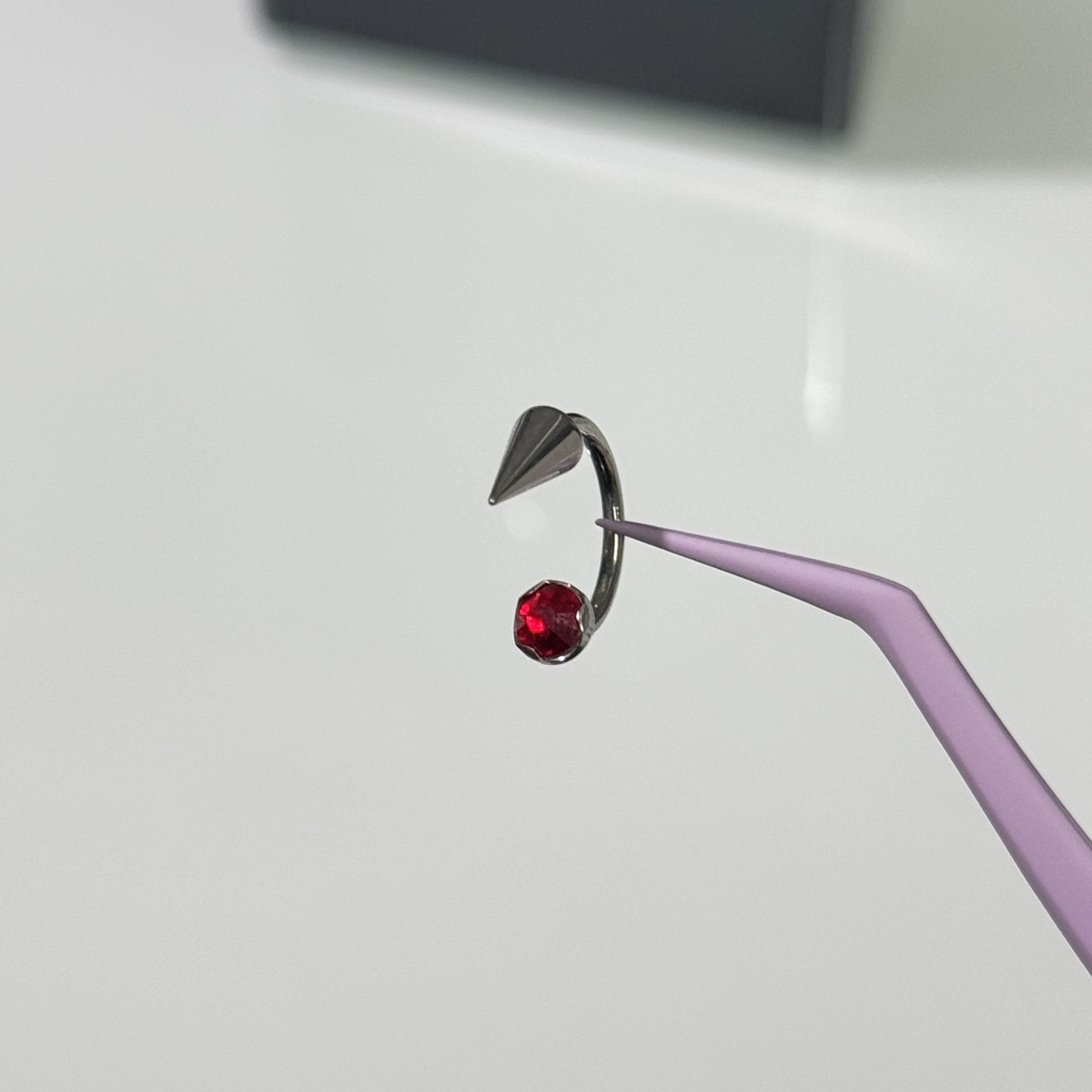 唇环钛合金马蹄环耳骨环耳环M0.9牙口内螺旋CZQY 100144,淘宝优惠券,粉丝福利购,淘宝优惠卷