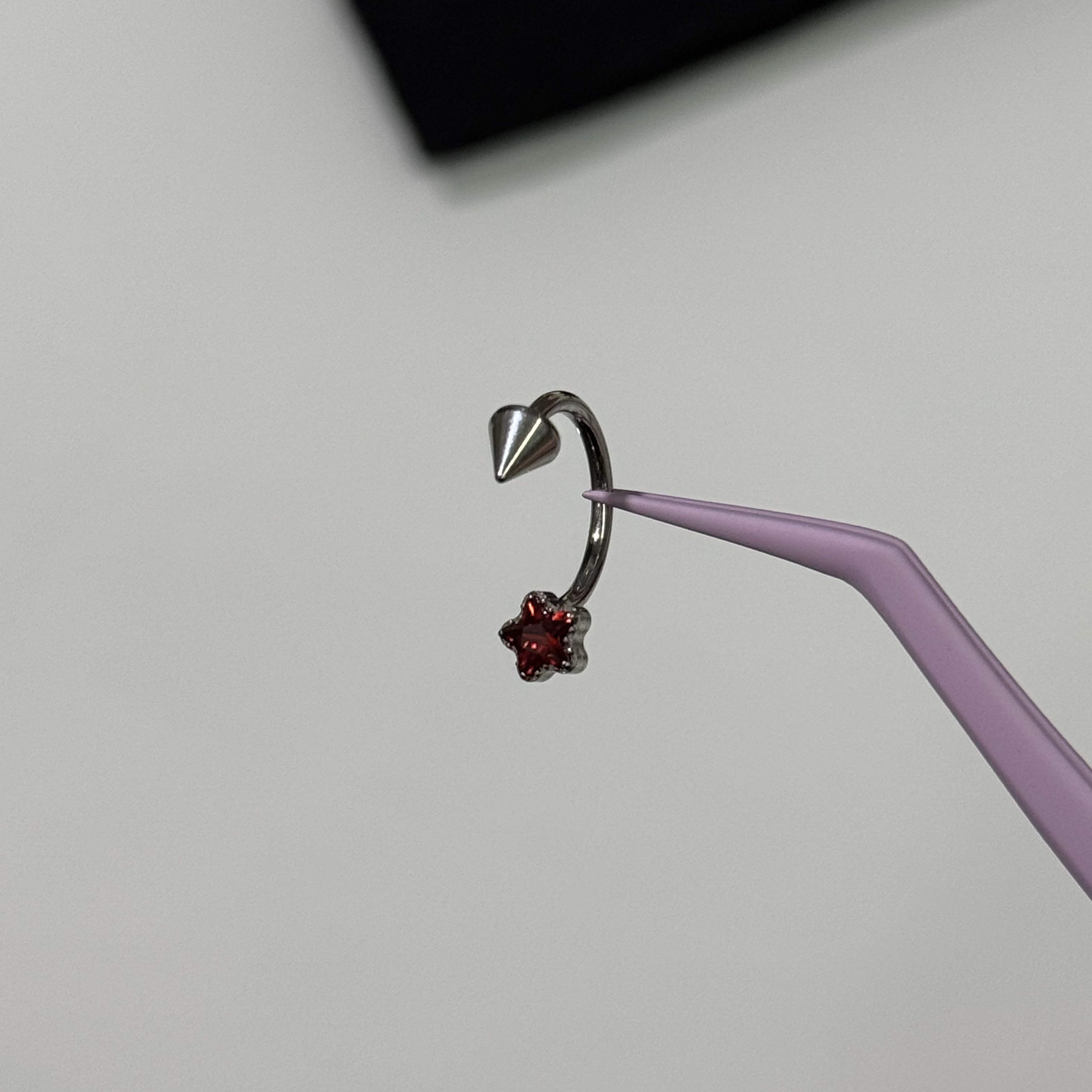 唇环钛合金马蹄环耳骨环耳环M0.9牙口内螺旋CZQY 10064,淘宝优惠券,粉丝福利购,淘宝优惠卷