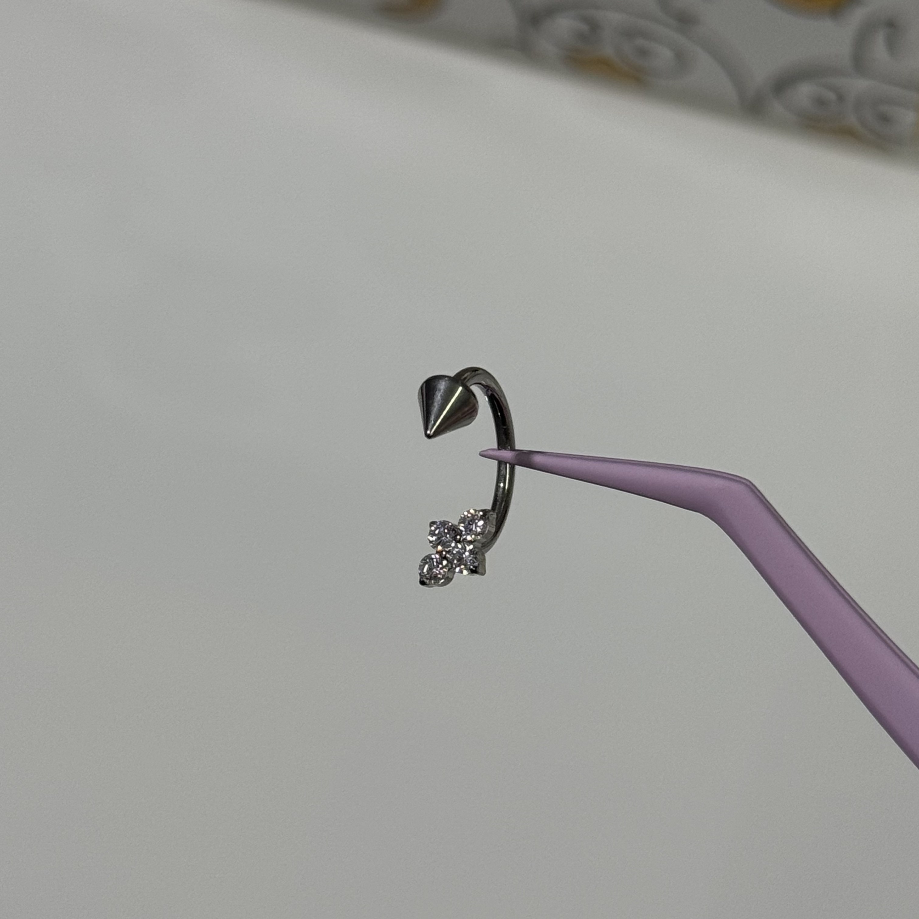 唇环钛合金马蹄环耳骨环耳环M0.9牙口内螺旋CZQY 100106,淘宝优惠券,粉丝福利购,淘宝优惠卷