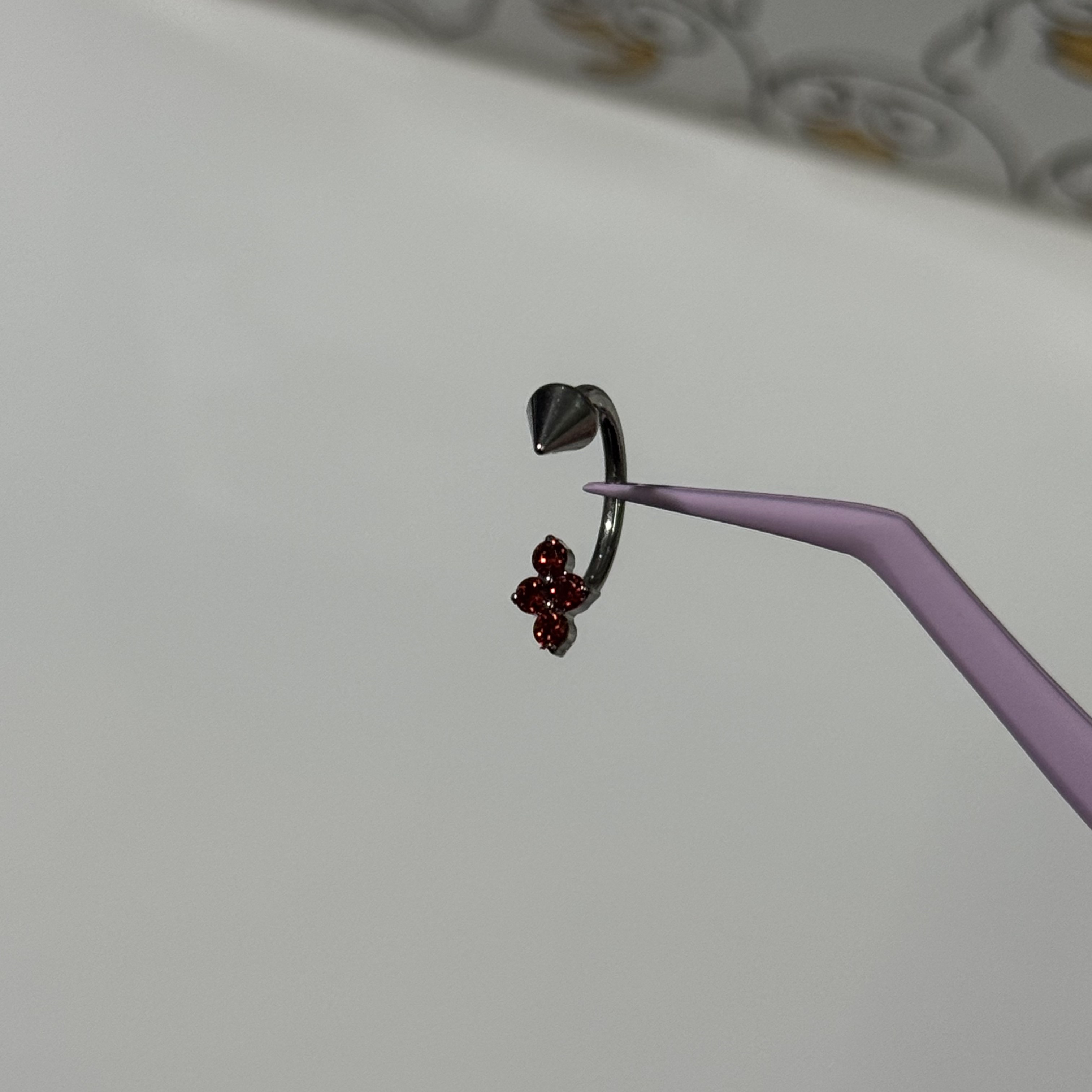 唇环钛合金马蹄环耳骨环耳环M0.9牙口内螺旋CZQY 100106,淘宝优惠券,粉丝福利购,淘宝优惠卷