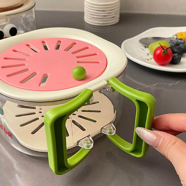 Super satisfied. You can drain or use it as a fruit tray!