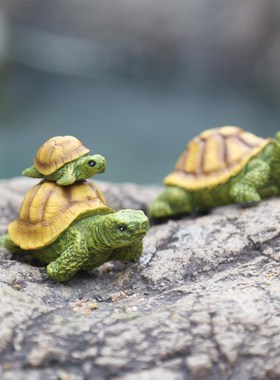 速发动物乌龟树脂件别户外花园摆墅庭院水池鱼缸装饰布置造景模型