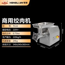 Henglian Commercial Hangmeat Machine Desktop Fully Automatic High Power Whipped Meat Enema Machine Steel Sheet Shell TC Series