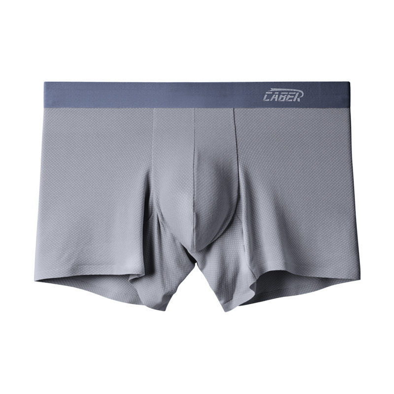 caber/卡百利男士平角内裤薄款抗菌透气纯棉无痕性感四角短内衣裤,淘宝优惠券,粉丝福利购,淘宝优惠卷