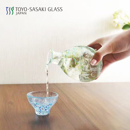 日本东洋佐佐木清酒杯日式小杯木盒冷酒壶和风四季水墨风家用酒具 - 图2