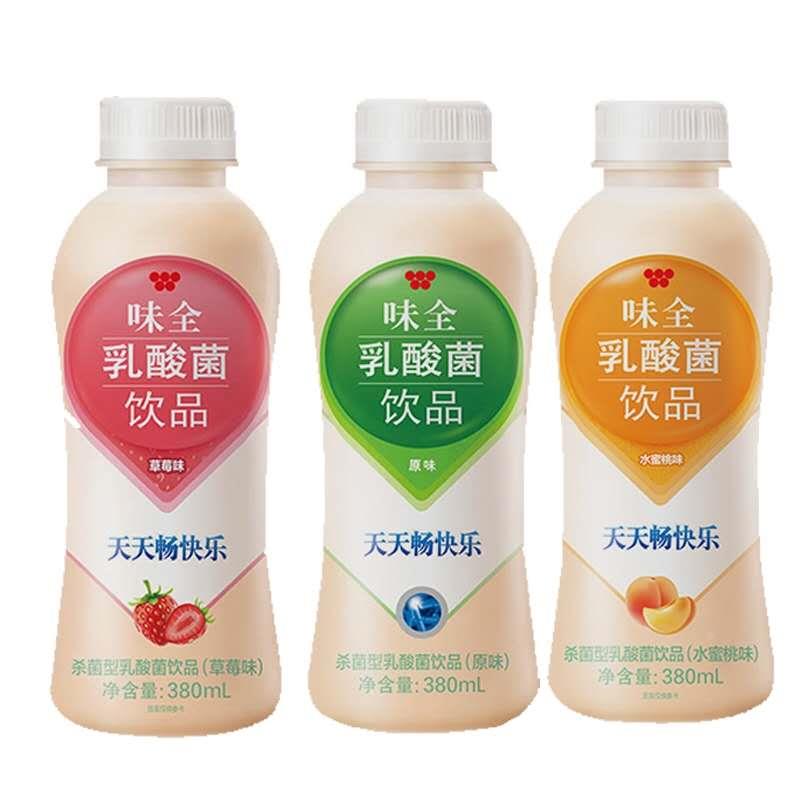 味全乳酸菌380ml*15瓶4瓶整箱原味草莓水蜜桃酸奶饮料早餐奶活性-图3