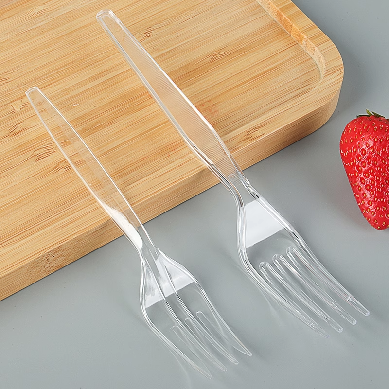 一次性透明叉子外卖打包甜品蛋糕叉西餐牛排意面叉水果沙拉叉加厚,淘宝优惠券,粉丝福利购,淘宝优惠卷
