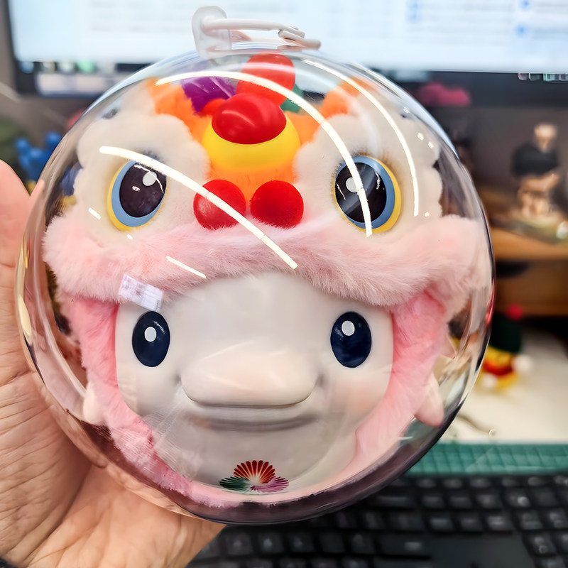 大湾鸡保护套娃包亚克力球保护壳鸡笼毛绒收纳防尘展示痛包遛娃包,淘宝优惠券,粉丝福利购,淘宝优惠卷