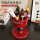 Makeup brush storage bucket, high-end desktop eyebrow pencil beauty compartment storage box, tall lipstick eye shadow brush storage rack