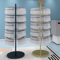 New Socks Multilayer Show Shelf Round Underwear Shorts Hook Floor Swivel Cotton Socks Shelf Display Shelf