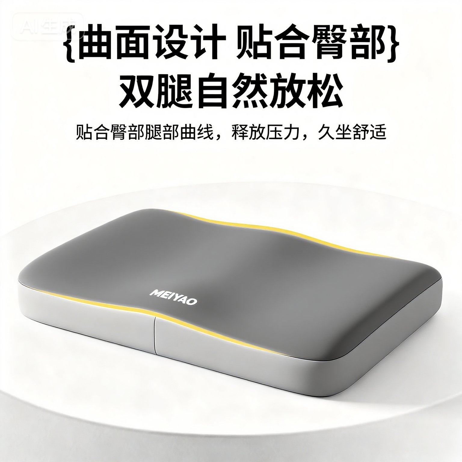 记忆棉坐垫板凳垫学生教室屁垫凳子座垫屁股垫居家办公室久坐神器