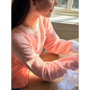 Tagi.《i》珍珠想象鼓鼓珍珠i简约小众项链/耳钉/耳夹