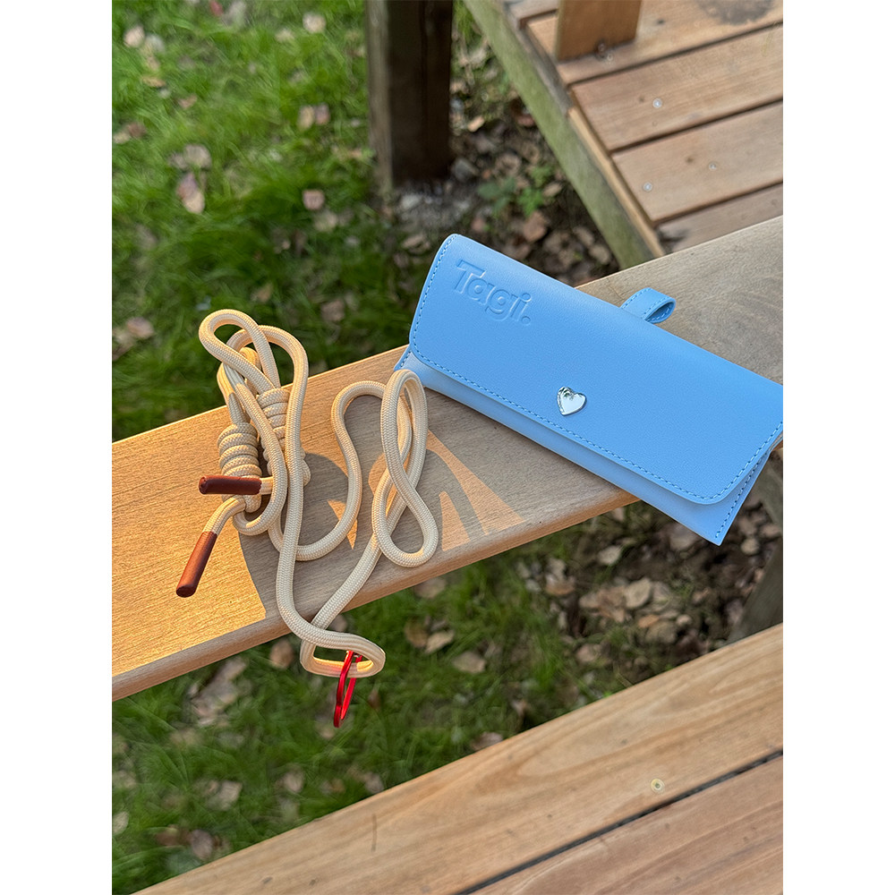 Tagi.爱心眼镜收纳盒挂绳挂脖简约皮革便携多功能眼镜袋,淘宝优惠券,粉丝福利购,淘宝优惠卷