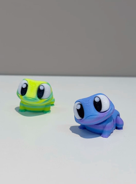 【家居好物】青蛙桌面摆件客厅装饰品可爱创意仿真动物玩偶公仔