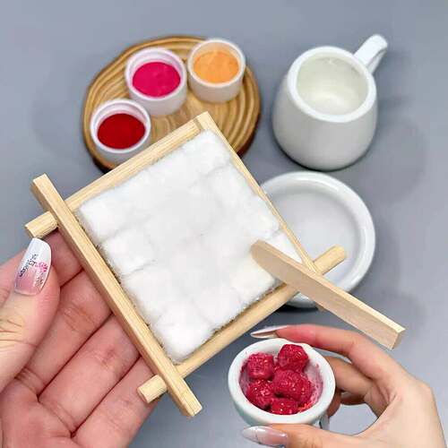 DIY手工霉豆腐玩具材料包创意制作男女通用霉豆腐块新奇拼装玩具 - 图3