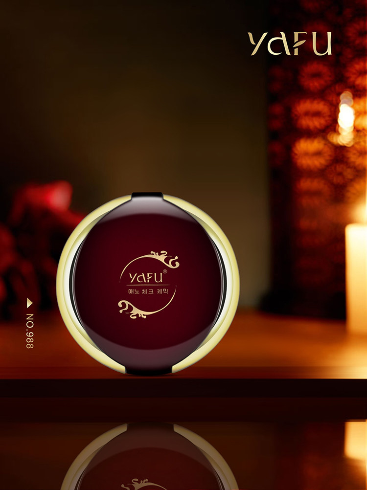 水柔双层两用保湿遮瑕定妆粉女粉饼 爱诺化妆品粉饼