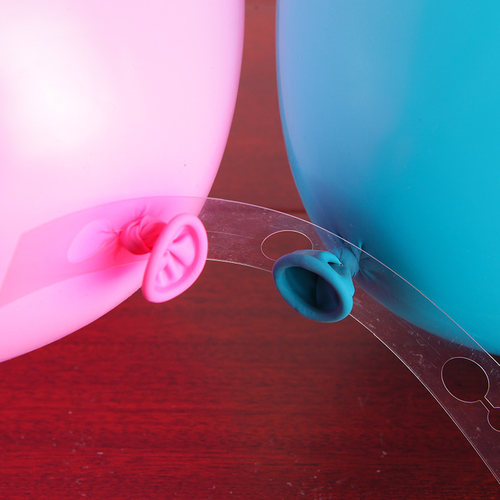 速发连球气接链条不规则气球链制作工具胶链卡扣连对派接婚礼场景 - 图2