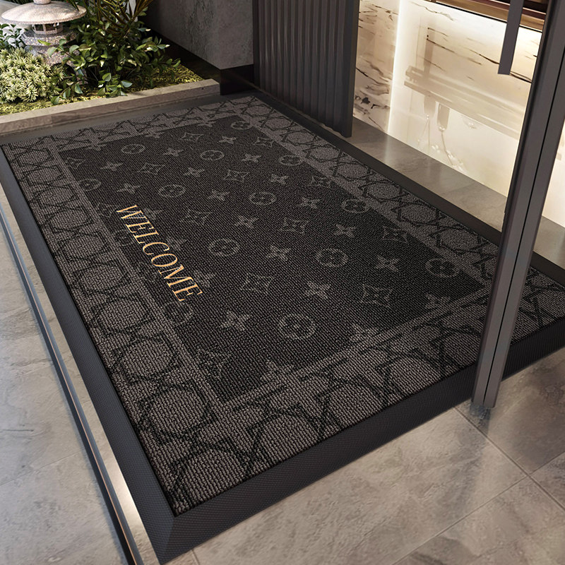 灰色小香风入户门地垫玄关大门口进门脚垫免洗防滑家用加厚门垫子,淘宝优惠券,粉丝福利购,淘宝优惠卷