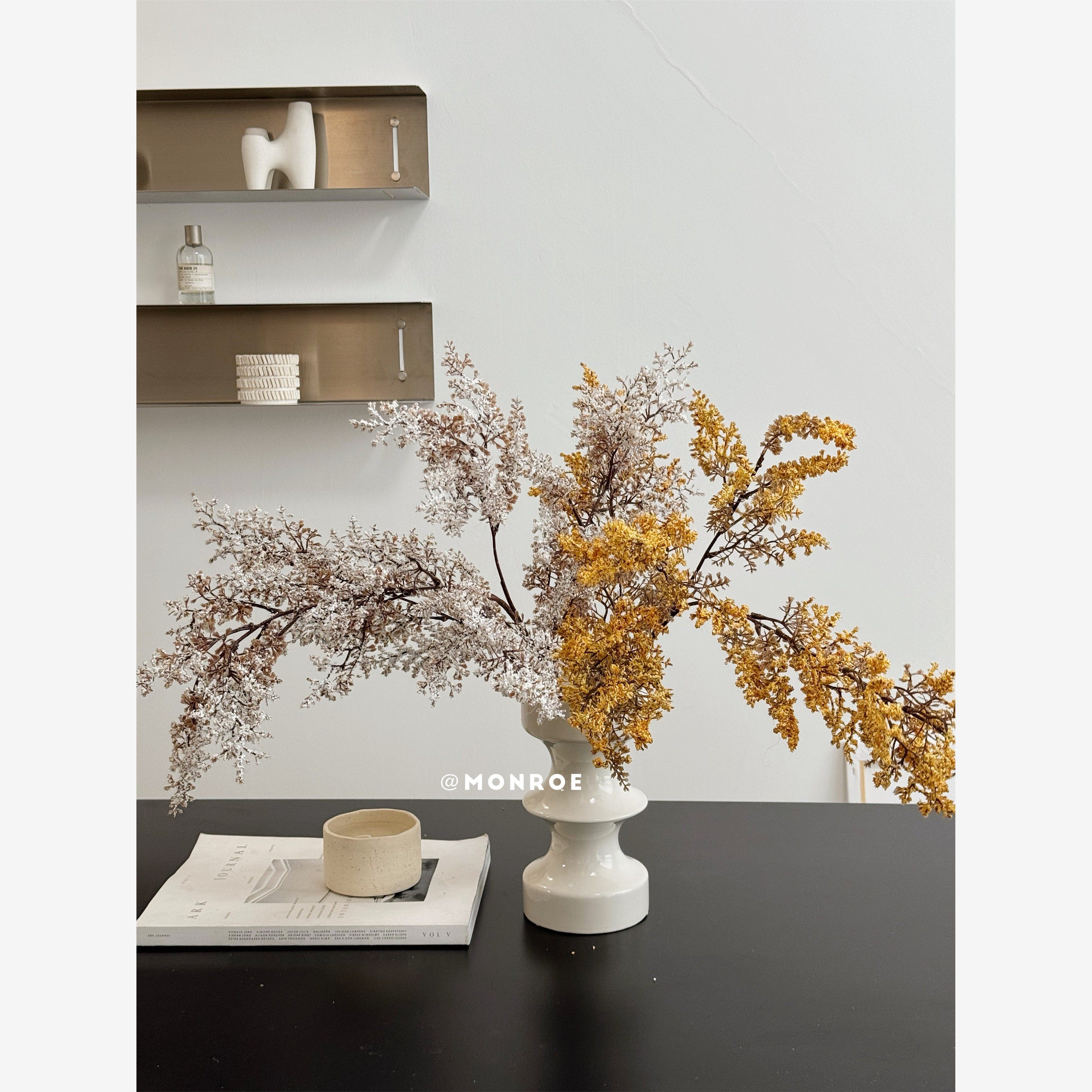 现代轻奢花卉仿真油画雾凇迷雾花婚庆装饰样板房客厅摆件花瓶插花,淘宝优惠券,粉丝福利购,淘宝优惠卷