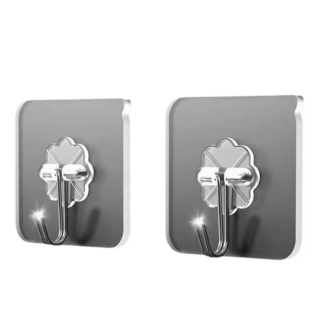 Strong adhesive hook storage shelf adhesive sheet without punching