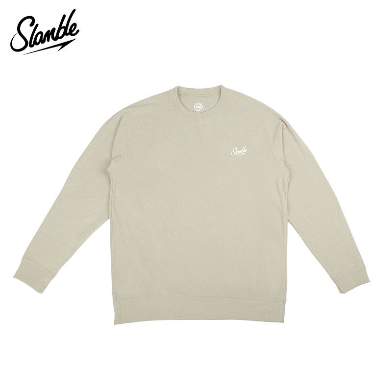 SLAMBLE秋冬新款德绒纯色运动长袖T恤男保暖圆领百搭打底衫上衣潮,淘宝优惠券,粉丝福利购,淘宝优惠卷