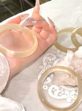 【曙光】香槟金猫眼手镯贵气拉满小众饰品礼物女