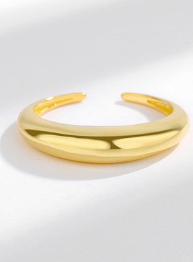 Yooper纯银女冷淡风戒指