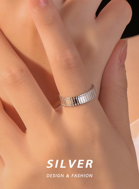 Yooper纯银男女时尚个性戒指