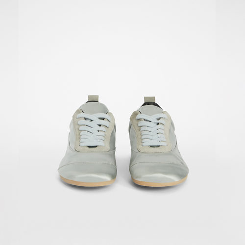 【早春新品】JIL SANDER 新品女士 Etage 缎面运动鞋 - 图1
