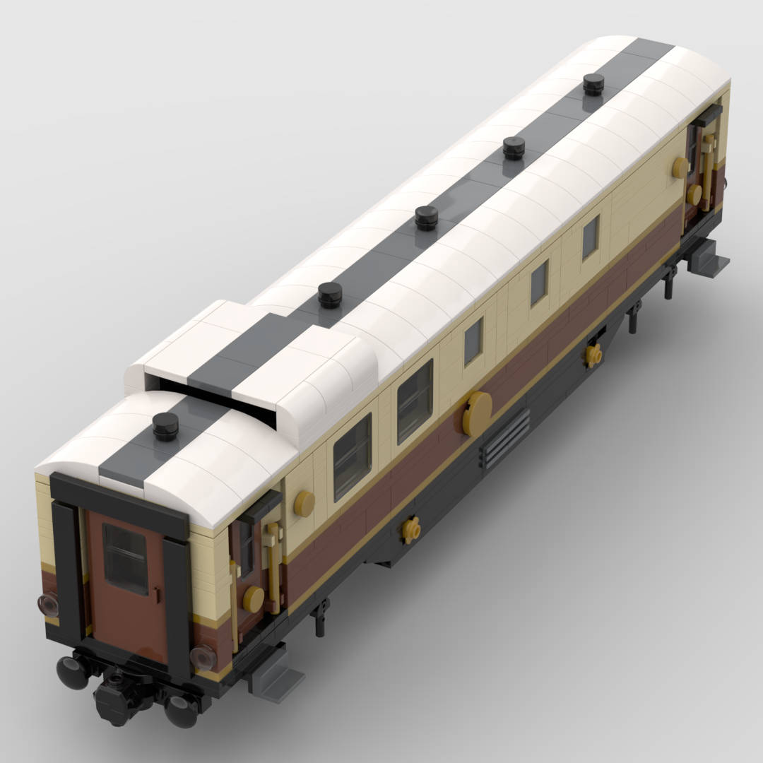 定制积木玩具东方快车NS火车列车地铁车厢Class 158型柴油动车组 - 图0