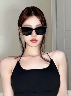 2023新款gm网红同款墨镜女高级感方框遮阳复古太阳镜大框眼镜男潮
