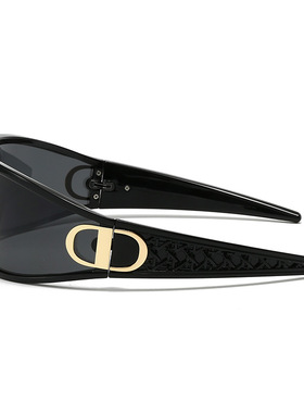 新款发箍墨镜未来科技感防风太阳镜女高档护目镜骑行运动太阳眼镜