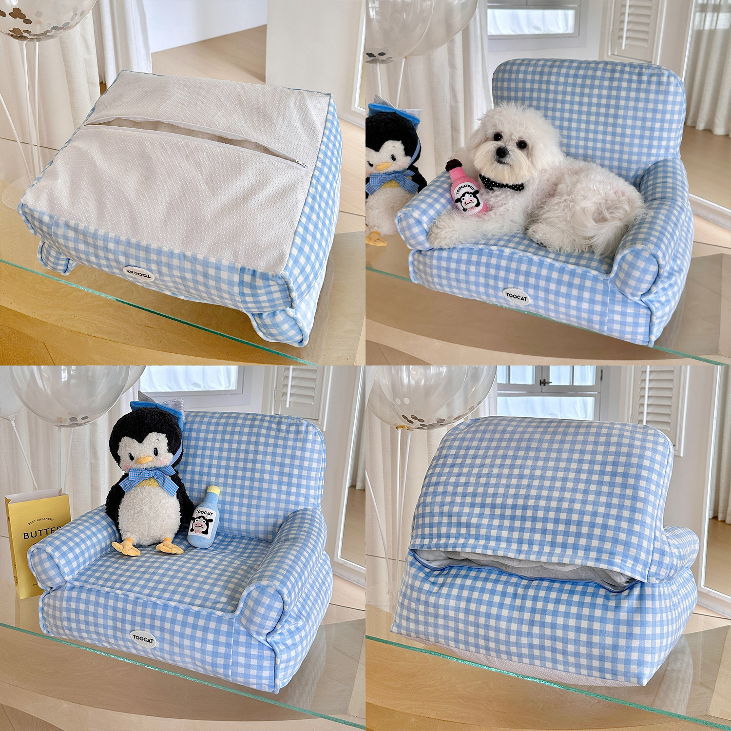 Coni life猫窝沙发宠物床冬季保暖狗窝绒感猫睡窝可拆洗四季通用,淘宝优惠券,粉丝福利购,淘宝优惠卷