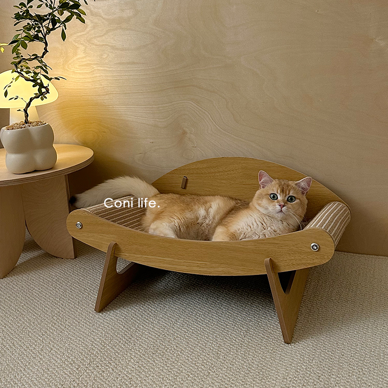 Coni life剑麻猫抓板猫咪窝沙发一体躺椅耐磨不掉屑四季通用猫垫 - 图0
