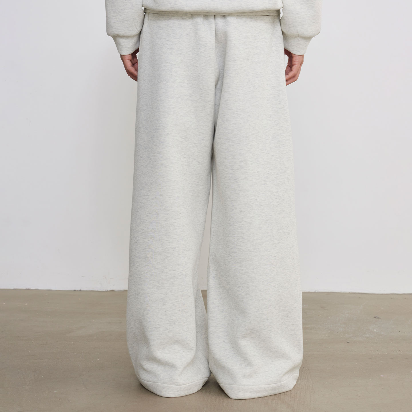 Dzic98秋季流行风格宽松直筒垂感慵懒松弛感穿搭男士新款卫裤裤子 - 图2