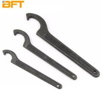 BeFu Special Hook Type Wrench Round Nut Crescent Wrench Hook Shaped Garden Nut Wrench Side Hole Hook Wrench 28-3