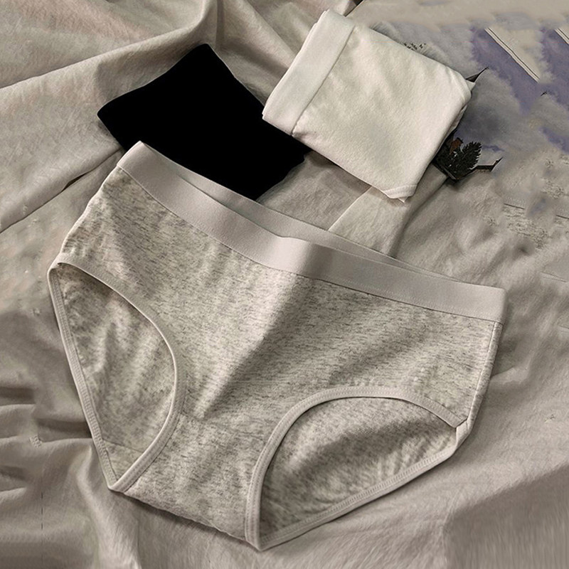 纯棉内裤女2025新款女士女生少女中腰抗菌全棉裆黑色短裤三角裤头,淘宝优惠券,粉丝福利购,淘宝优惠卷