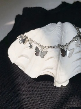 其他女金属ins网红小蝴蝶手链